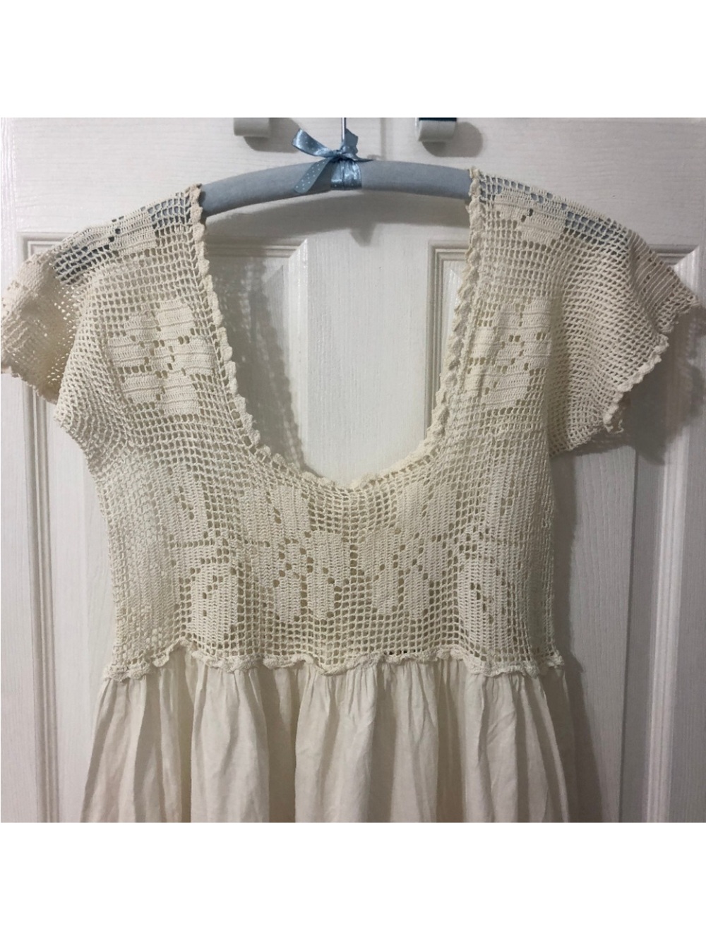 1910 Chemise Tatting Cotton - Picture 2 of 6